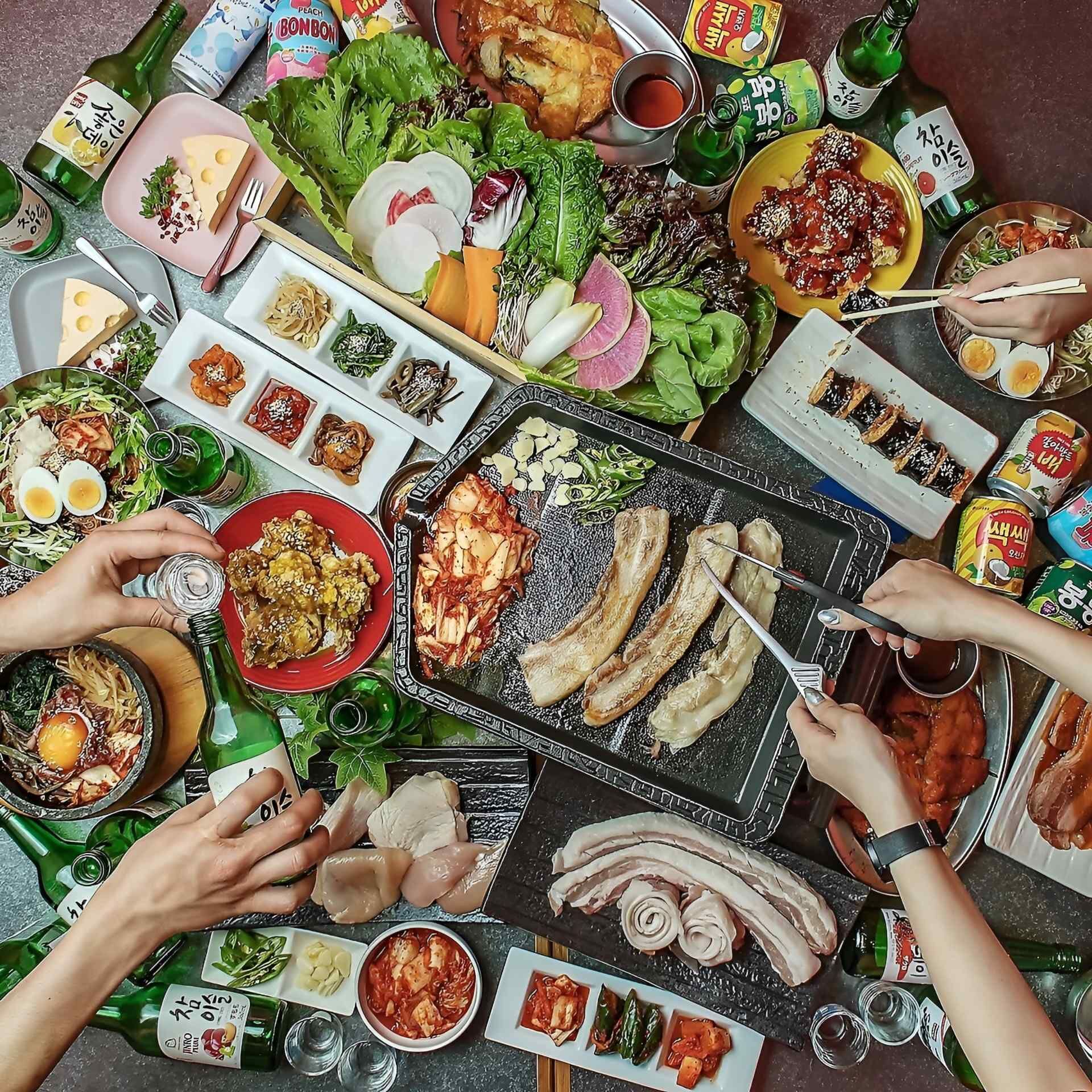 韓国の料理を味わえる多彩なメニュー